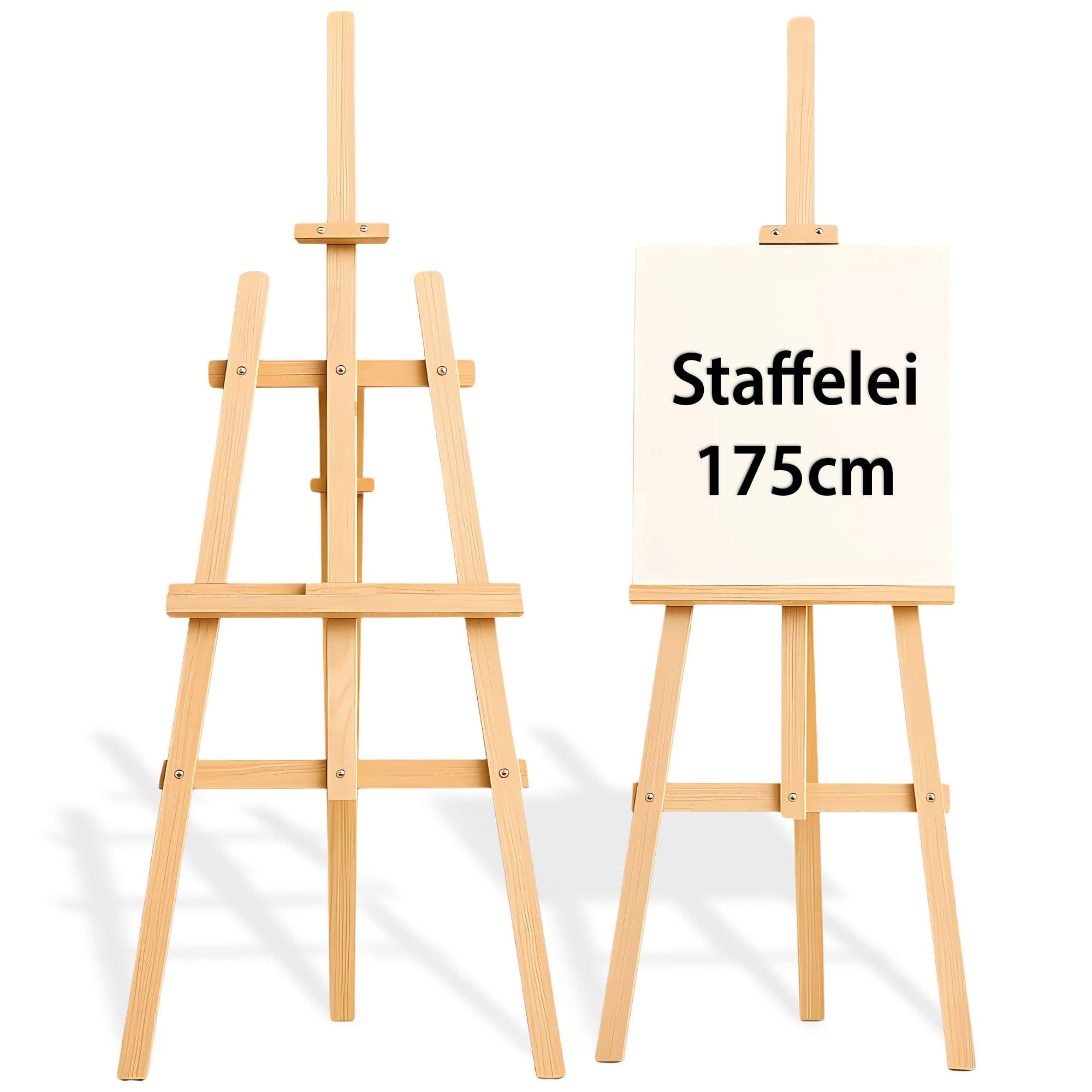 Amazinggirl Staffelei Holz groß Leinwand Ständer - Holzständer für Sitzplan - Bild 2