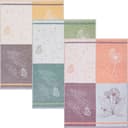 Kracht Geschirrtuch 3er-Pack Pusteblume Halbleinen Jacquard Bunt Bild 2