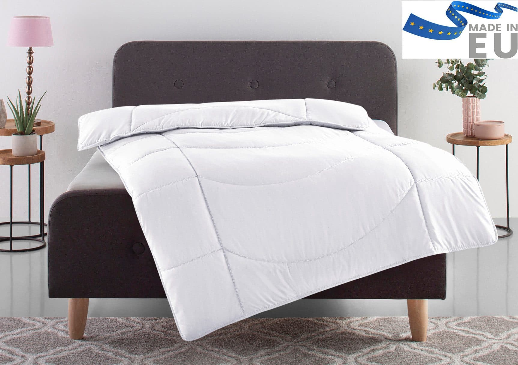 OTTO HOME Microlux Microfaserbettdecke 135x200 cm Weiß 4-Jahreszeiten - Bild 2