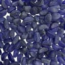 Eurosand GLAS WEDGES Runde Glassteine 17-24mm 1kg Gefrostet Blau Bild 2
