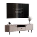 Lookway TV-Schrank ELODIE Schwarz/Gold Modern mit Soft-Close Bild 2