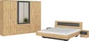 Rauch Schlafzimmer-Set BURANO Grau Braun 6-türig Bild 2