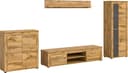 HOME AFFAIRE Wohnwand Aosta 4-teilig Braun Holzwerkstoff Bild 2