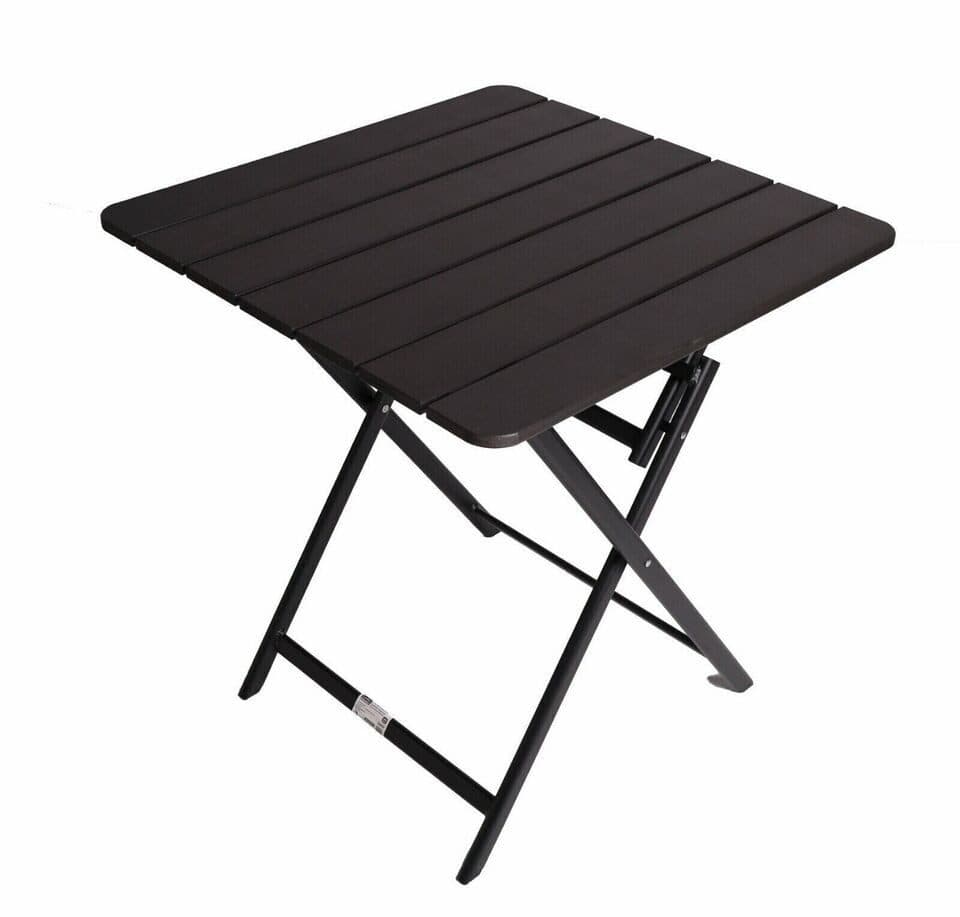 Gartentisch Aluminium Klapptisch Balkon 70x70 cm - Bild 2