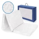 Alvi Baby-Reisebett Matratze Grau-Weiß 60x120 cm mit Tragetasche Bild 2