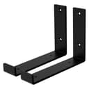 ML-DESIGN Wandregalhalter L-Form Metall Schwarz Industriell Bild 2