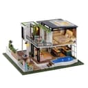 Cute Room 3D-Puzzle Miniaturhaus DIY Holz Modellbausatz mit LED Bild 2