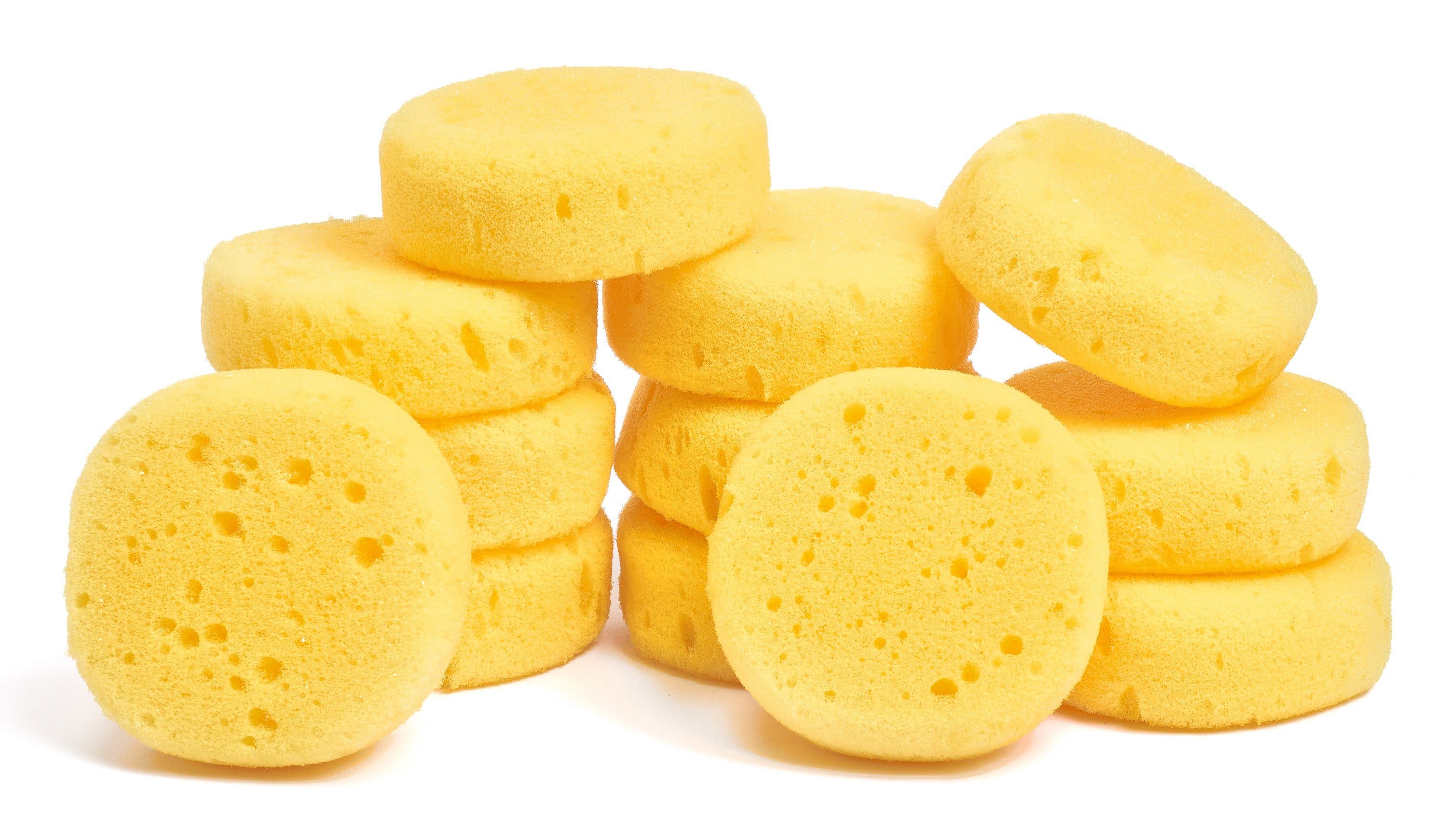 VBS XXL Malschwämme 12 Stück Ø 7 cm Bastelmaterial