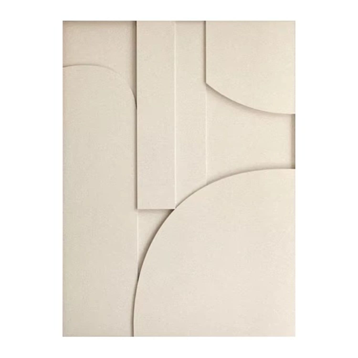 TPFLiving Leinwandbild Nordic Art Schwarz Grau Braun Beige - Bild 2