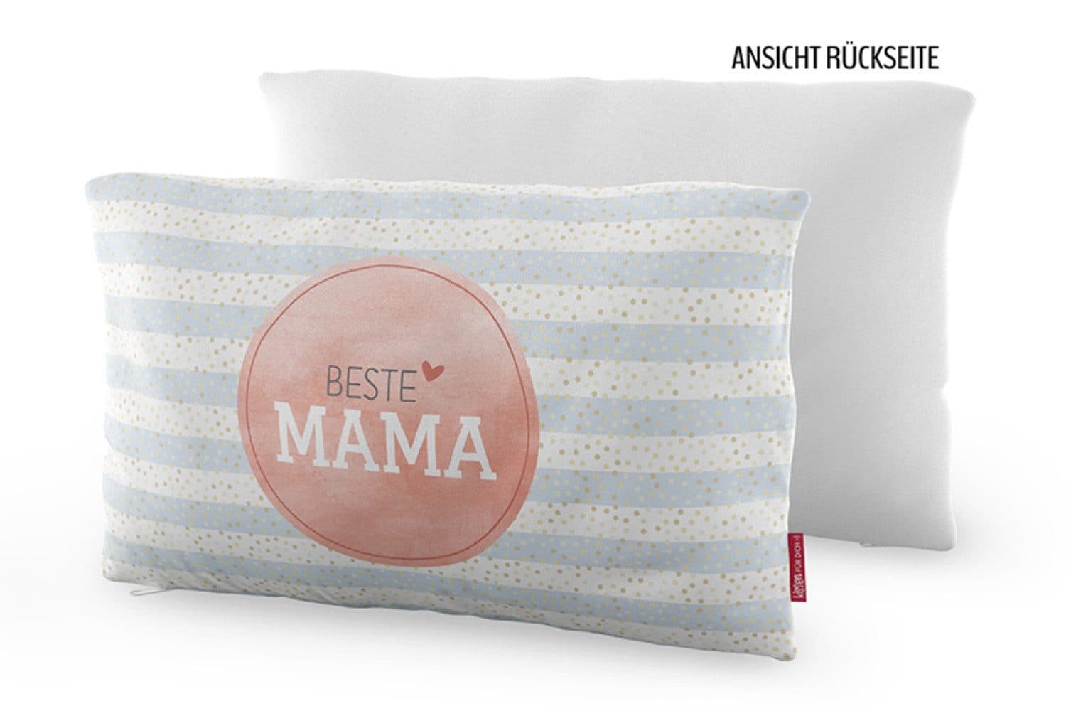 La Vida Geschenk für Dich Dekokissen für Mama, Kissenhülle mit Füllung