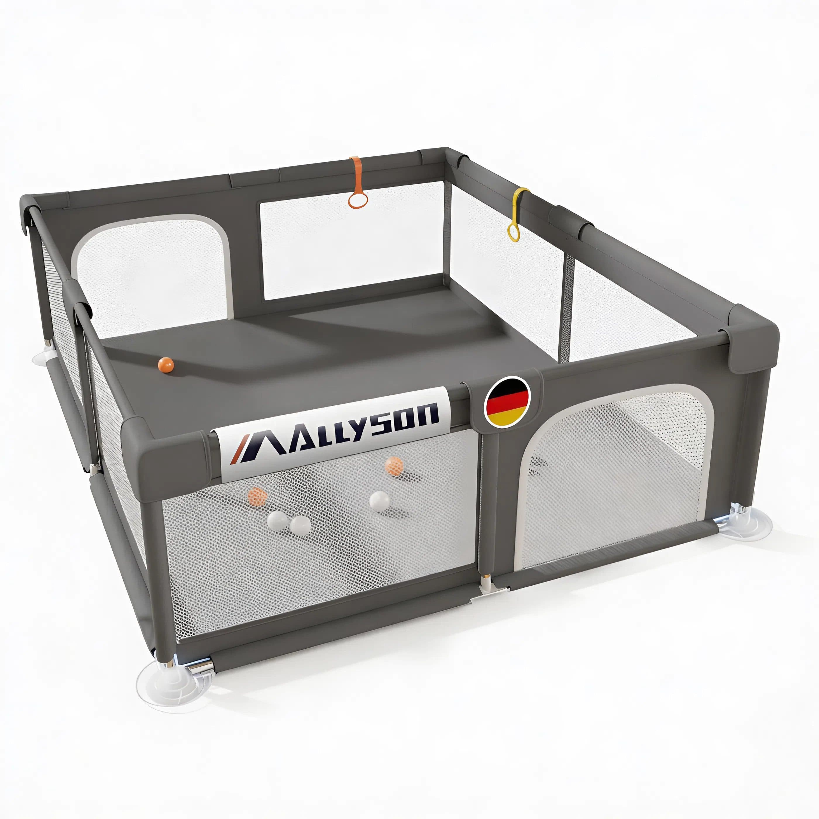 Allyson Laufgitter Faltbar mit Matte Grau - Bild 2