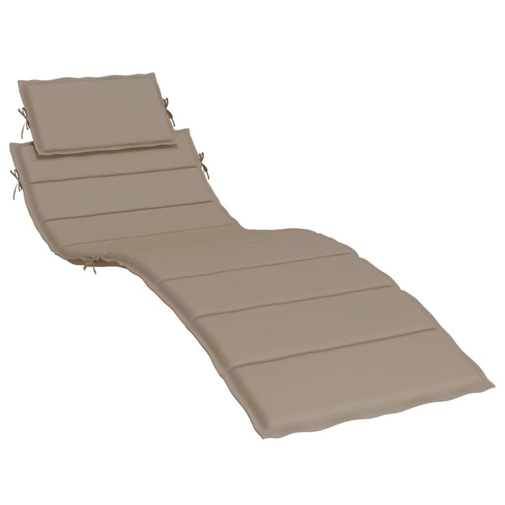 vidaXL Sitzauflage Sonnenliegen Taupe Oxford-Gewebe - Bild 2