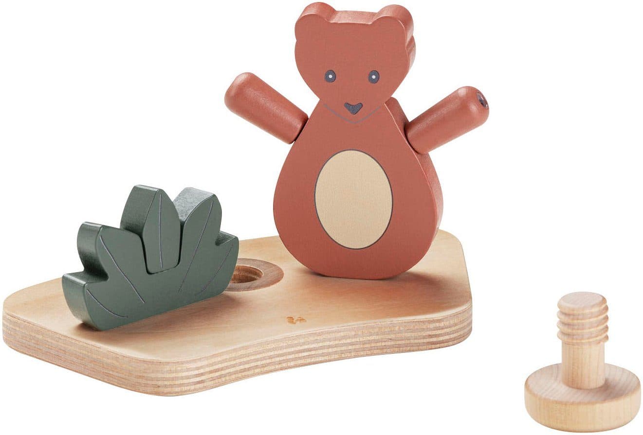 HAUCK Play Shaking S Bear Greifspielzeug Bunt FSC-Holz - Bild 2