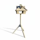 MYPETS Vogelhaus KLAMMALM mit Ständer grau/weiß Bild 2