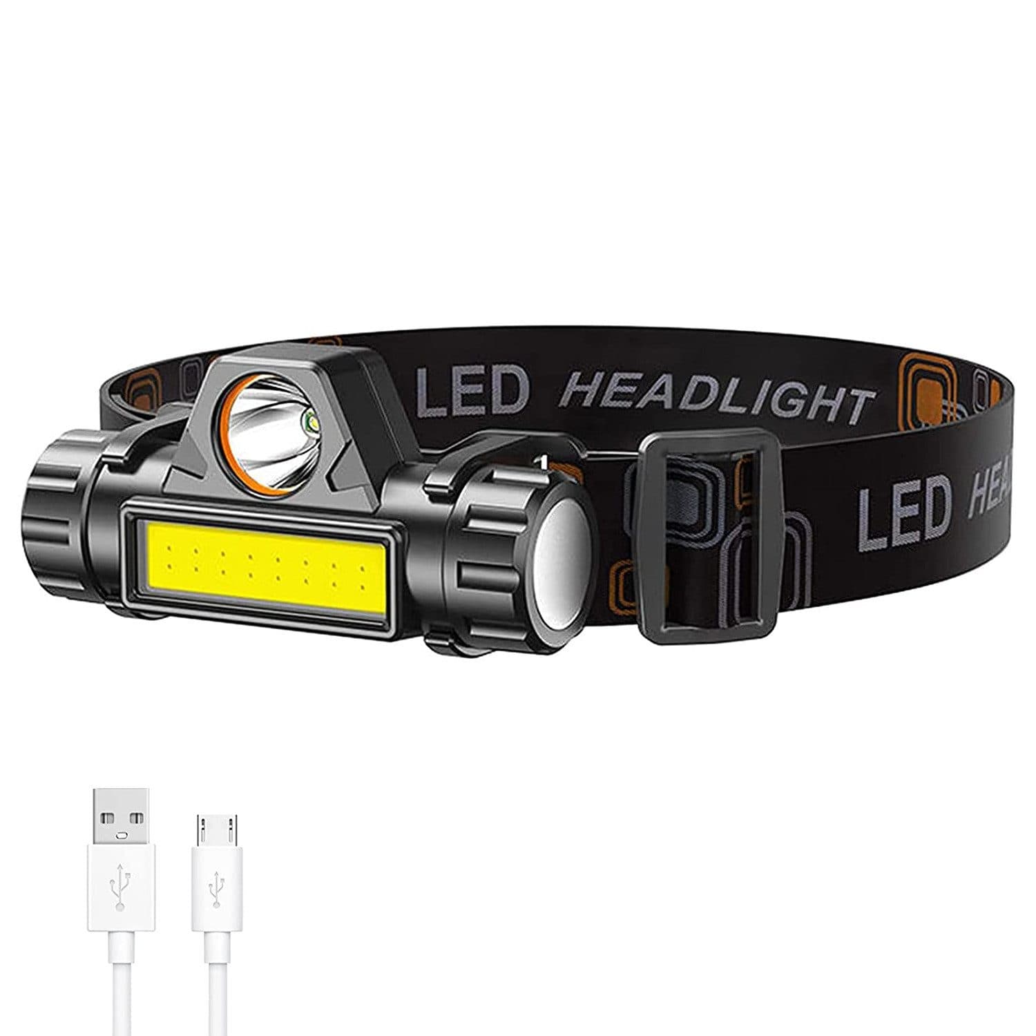 TUWENA LED Stirnlampe Wiederaufladbar IPX4 Wasserdicht - Bild 2