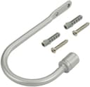 Liedeco Raffhalter Silber Metall für Gardinenstangen Ø 16 mm Bild 2