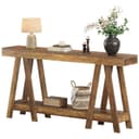 Tribesigns Konsolentisch 180 cm Sofatisch 2-stufiger Flurtisch Bild 2