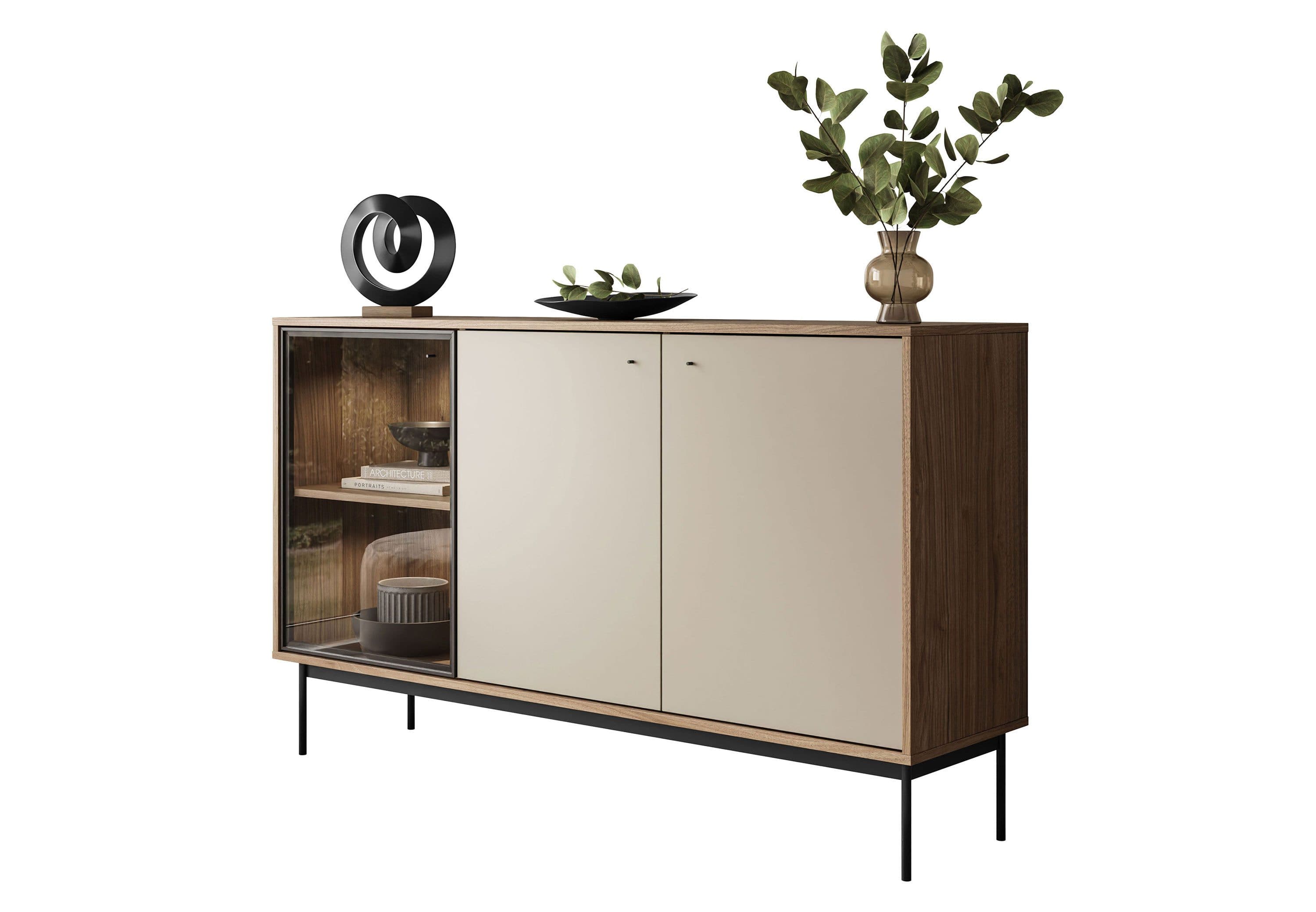 Lookway Kommode ISA 3D Sideboard mit LED-Beleuchtung - Bild 2