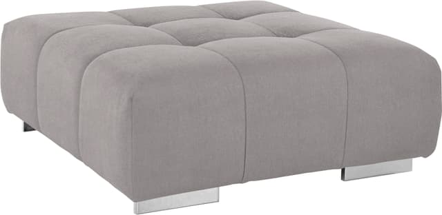 COTTA Orion Hocker: Moderner Metallhocker in Silberweiß