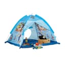 relaxdays Spielzelt Pirat in Blau - Kinderzelt mit 2 Luken Bild 2