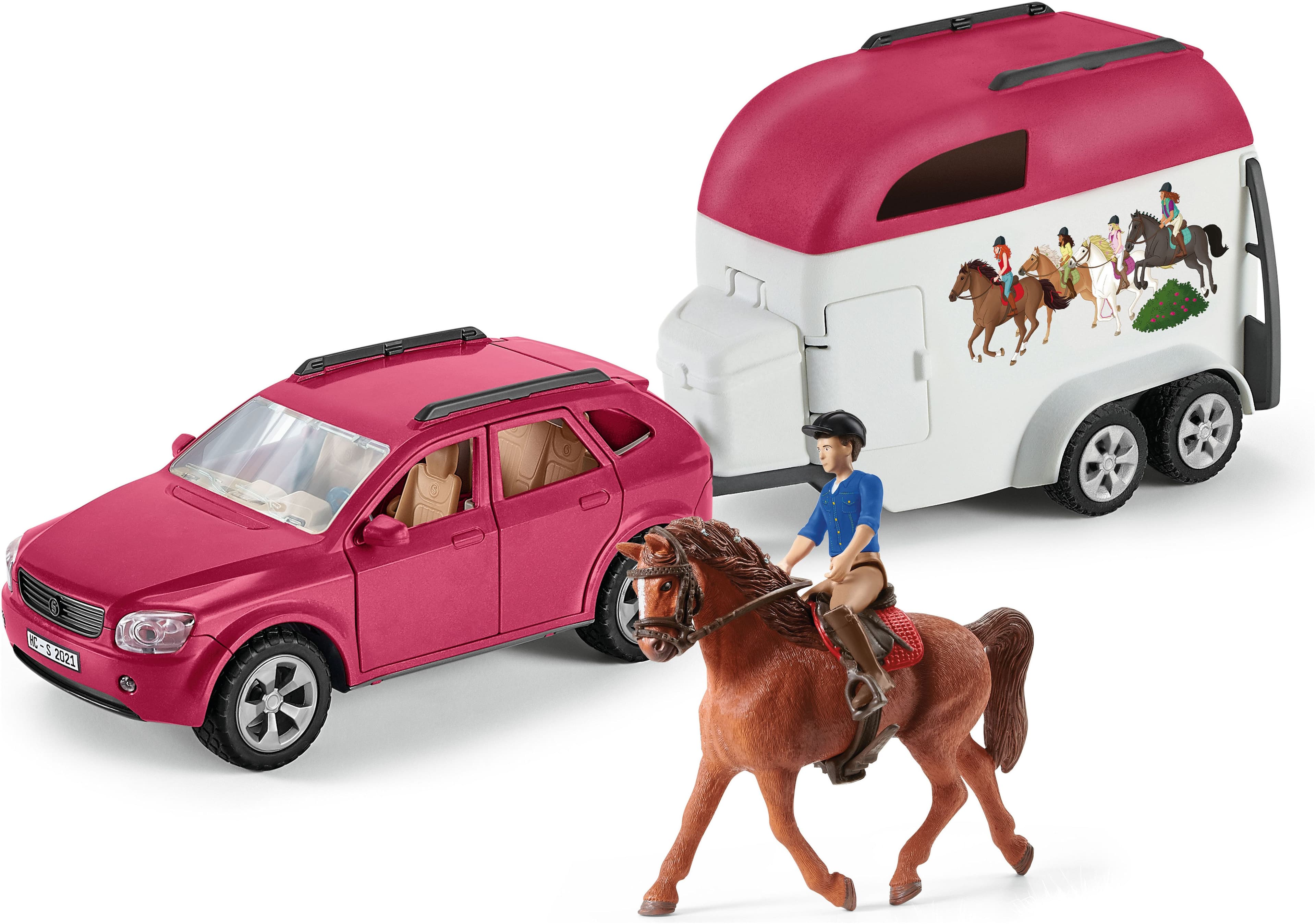 Schleich® Spielzeug-Auto HORSE CLUB, Mr. Kramer's Reit-Abenteuer (72223) Kunststoff - Bild 2