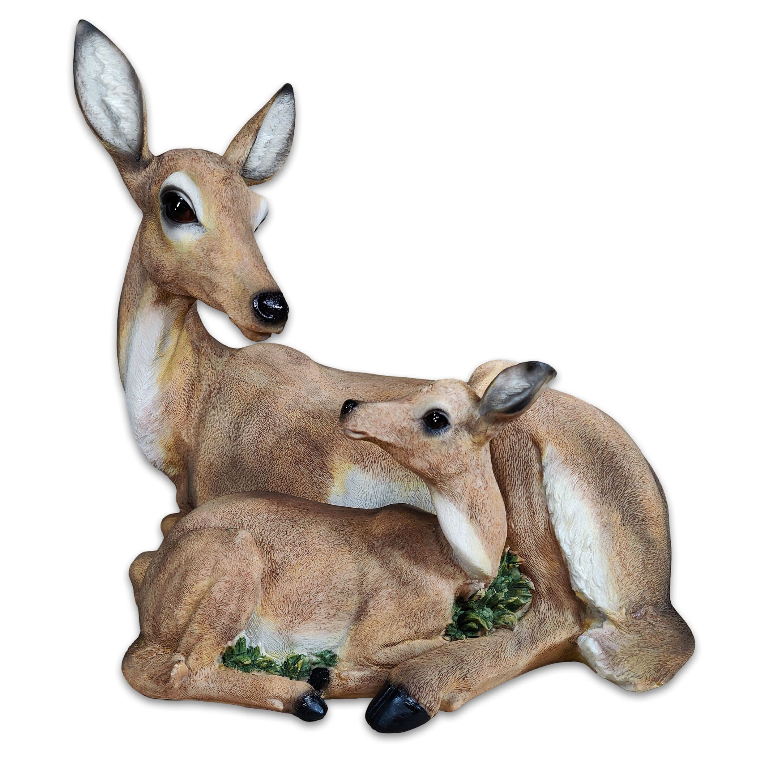 colourliving Reh Figur mit Rehkitz Dekofigur für Innen und Außen - Bild 2