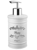 Aqualine Seifenspender NICEA Weiß 300ml Stahl Bild 2