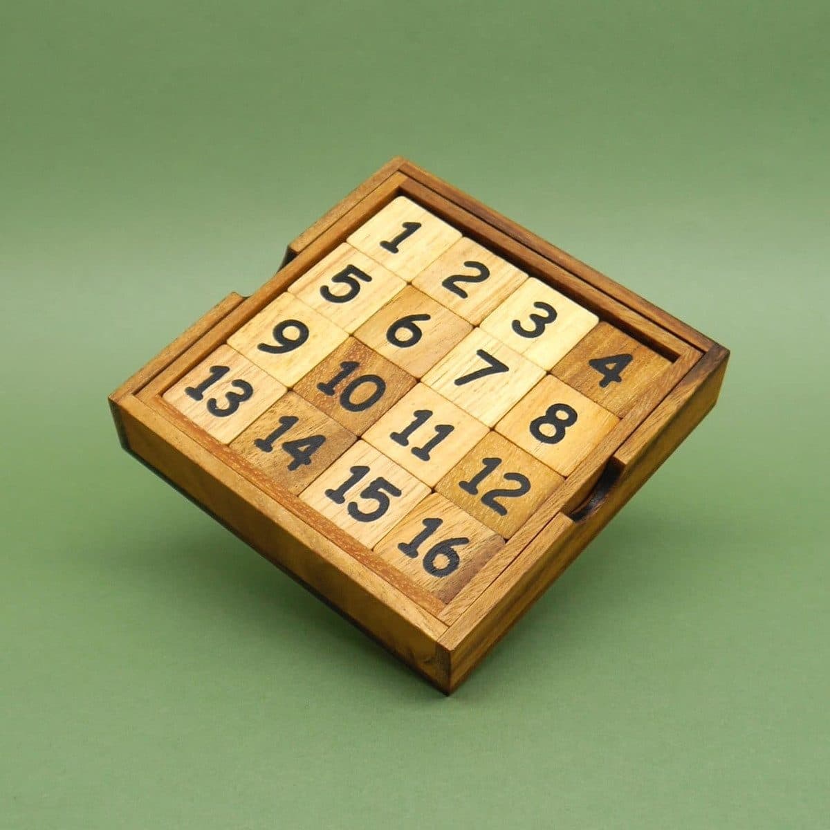 ROMBOL Denkspiele Spiel Rutschende 15 nostalgisches Schiebepuzzle - Bild 2