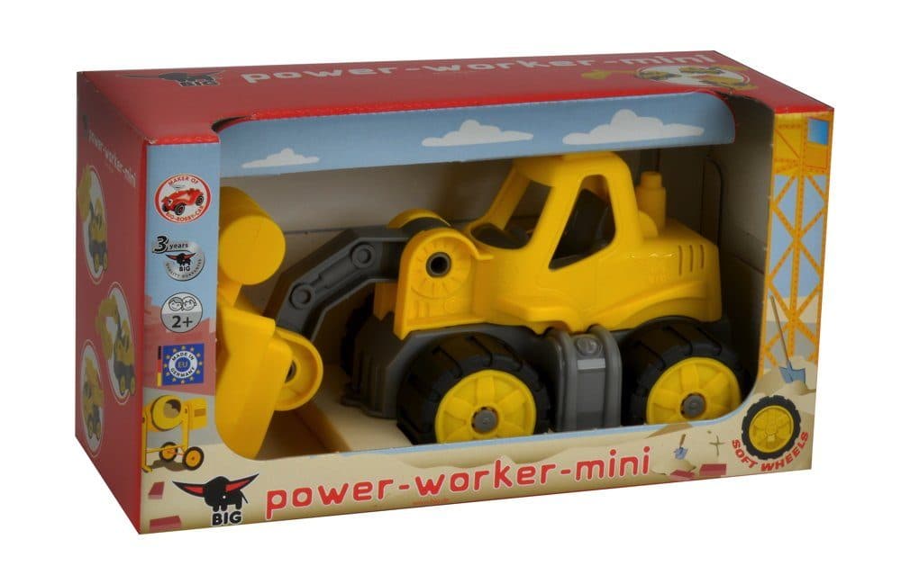 BIG Spielzeug-Radlader Indoor Outdoor Fahrzeug Power Worker Mini Radlader 800055803 - Bild 2