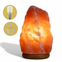Landster Salzkristall-Tischlampe Salzlampe LED wechselbar Warmweiß Bild 2