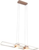 Trio Leuchten LED Pendelleuchte ALBANY Dimmbar CCT Fernbedienung Braun Bild 2