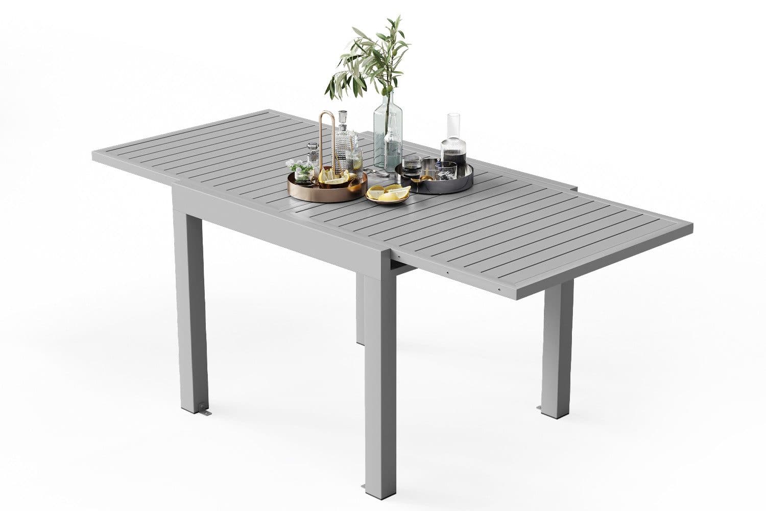 HOMALL Gartentisch Balkontisch Aluminium Ausziehtisch 6-10 Personen - Bild 2