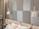 Mebano 3D Wandpaneel 6-tlg. Akustiklamellen Holzoptik Bild 2