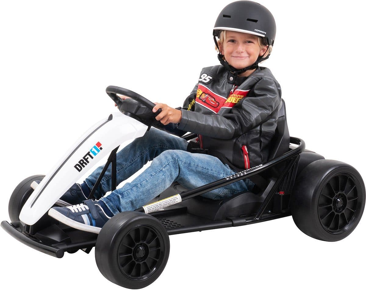 Actionbikes Motors Go-Kart SX1968 Elektro Weiß 13 km/h Bremsautomatik - Bild 2