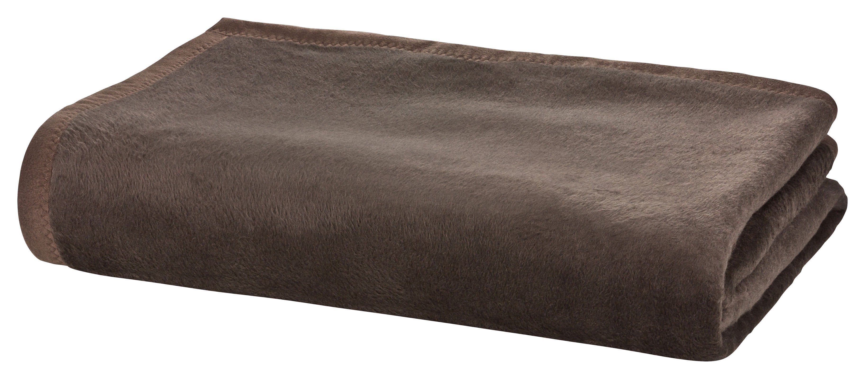 MOON Luxus Kuscheldecke Wolldecke 150x200/220x240, MOON Heimtextilien