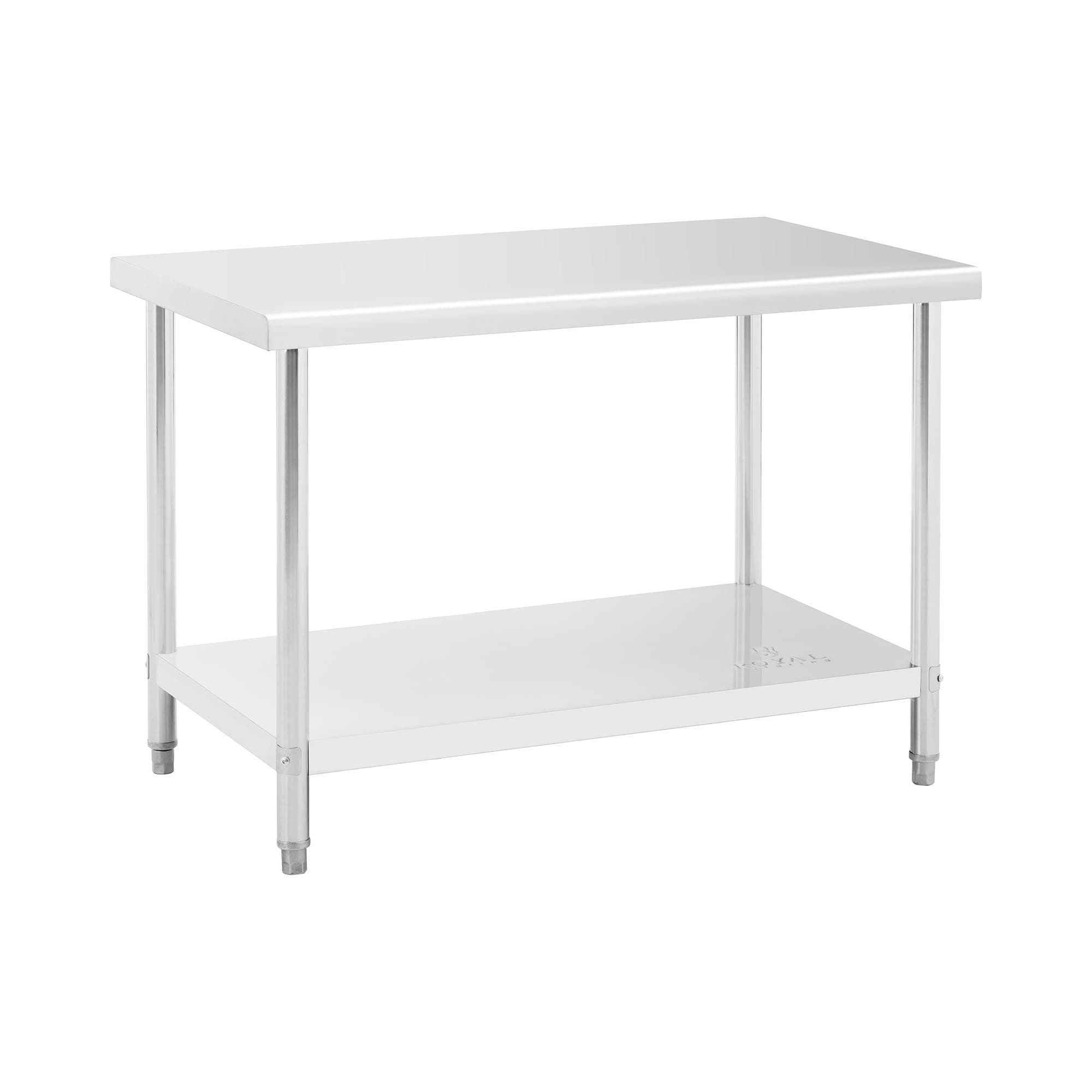 Royal Catering Arbeitstisch 120x70x85cm Edelstahl Gastro Küchentisch - Bild 2