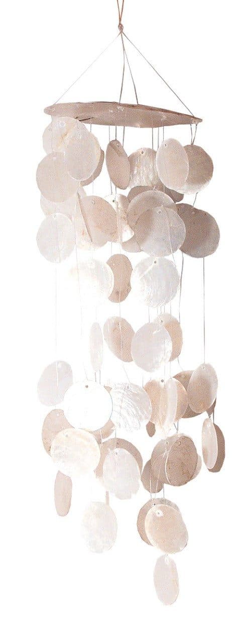 Saraswati Muschelmobile Natur 8x30cm