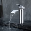 HOMELIVE Wasserfall-Waschtischarmatur verchromt Bild 2