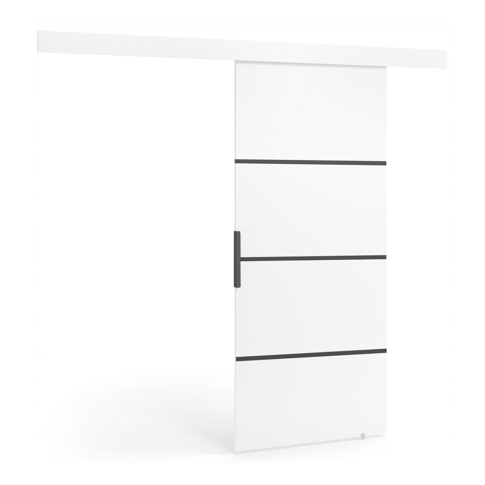 HAUSELEMENT Schiebetür BUND 106x205 SoftClose Weiß - Bild 2