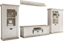 HOME AFFAIRE Wohnwand Florenz Landhausstil Weiß Komplettset Bild 2