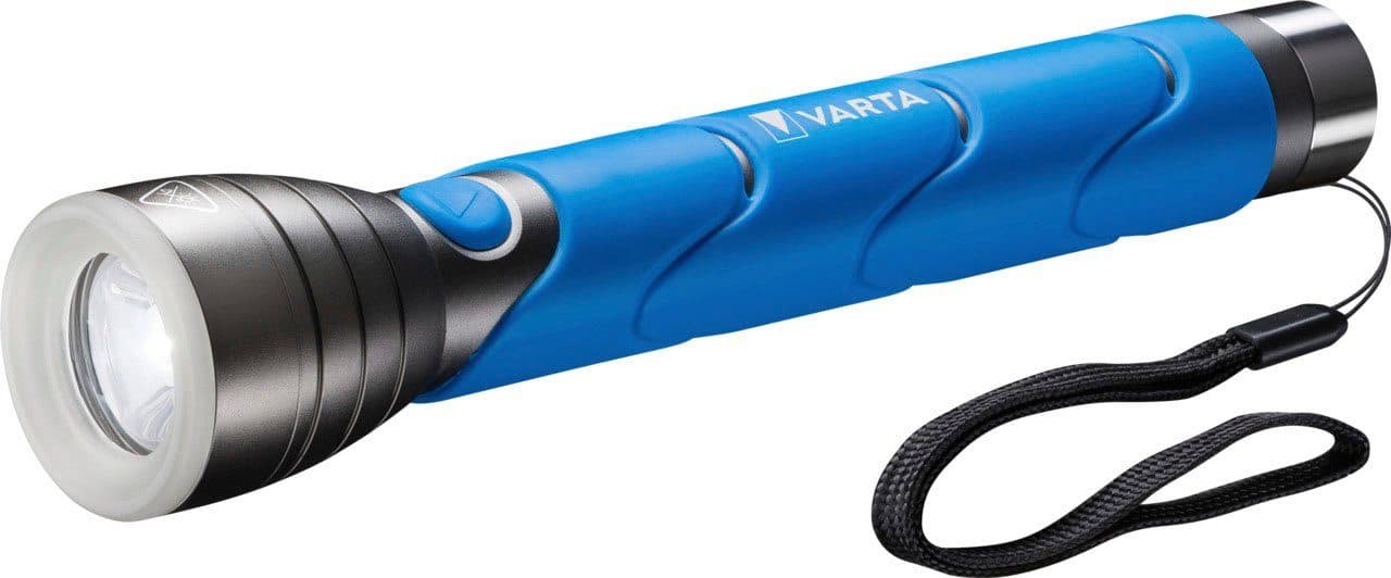 VARTA Outdoor Sports F30 Taschenlampe Blau mit 3 Batterien - Bild 2