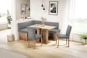 Eckbank Anna 2 Grau Holzwerkstoff Kunstleder Bild 2