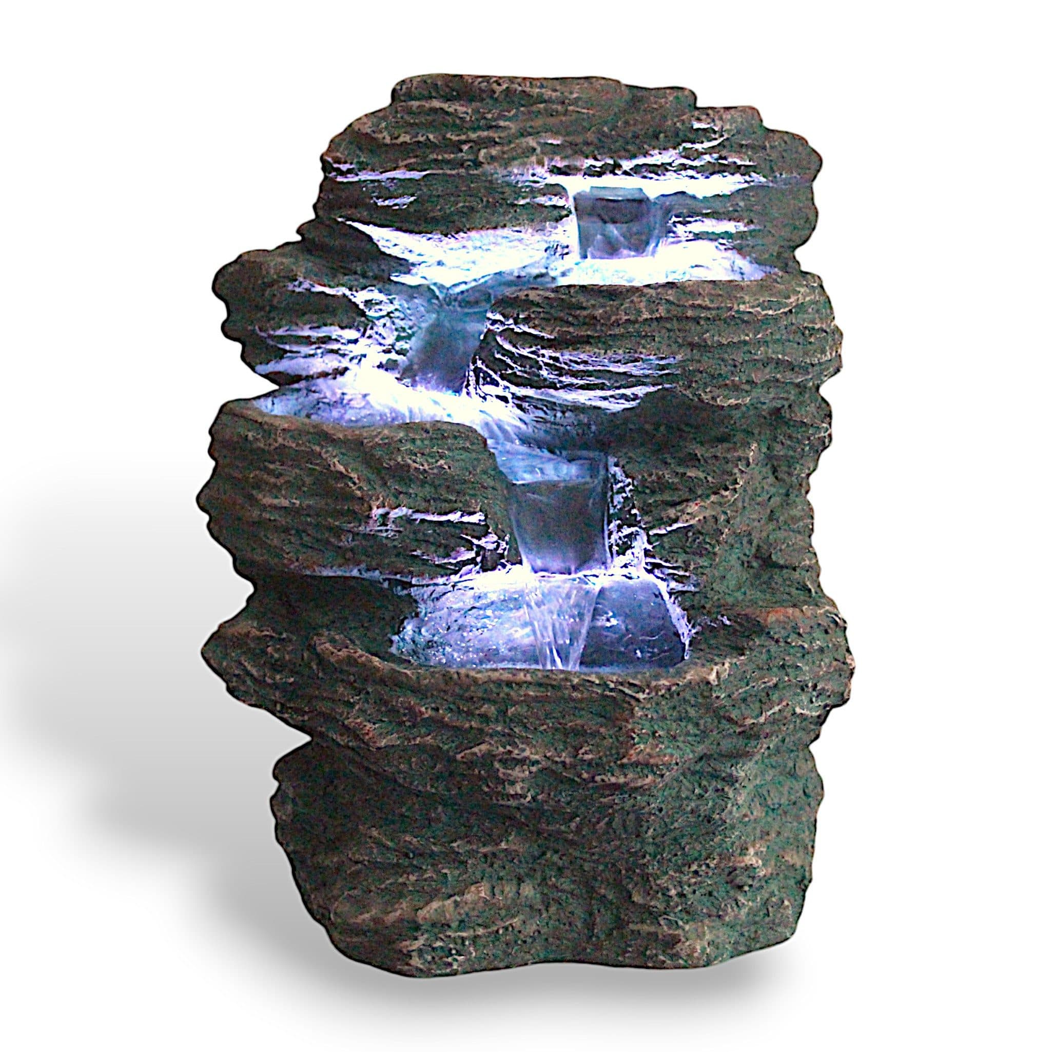 Arnusa Zimmerbrunnen Niagara mit LED-Beleuchtung und Wasserpumpe - Bild 2