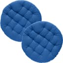 REDBEST Stuhlkissen rund 2er-Pack Uni Blau Bild 2