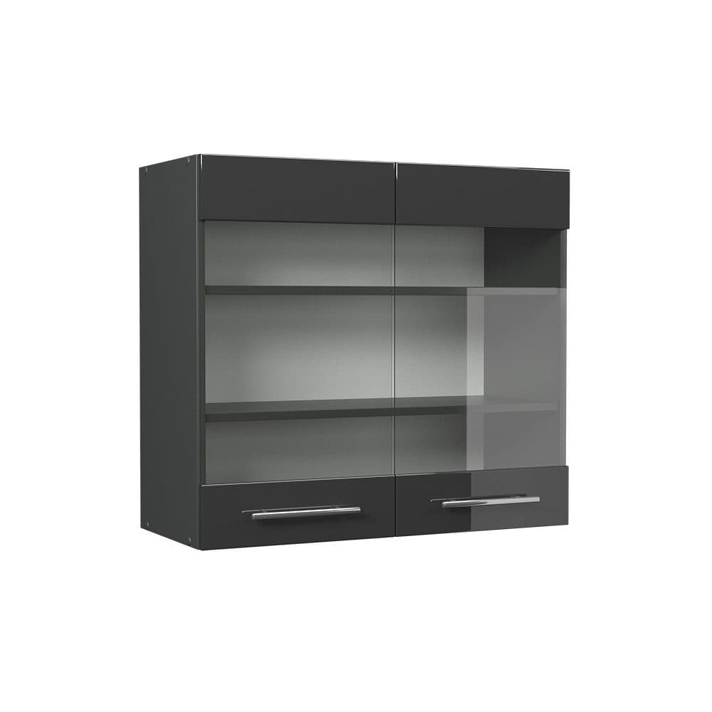 Vicco Hängeschrank Fame-Line Anthrazit Hochglanz Soft-Close - Bild 2