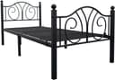 OTTO HOME LUND Landhausbett Metallbett Märchenbett Prinzessinbett Schwarz Bild 2