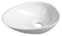 Sapho Waschtisch KEA Gussmarmor Weiß Oval Bild 2