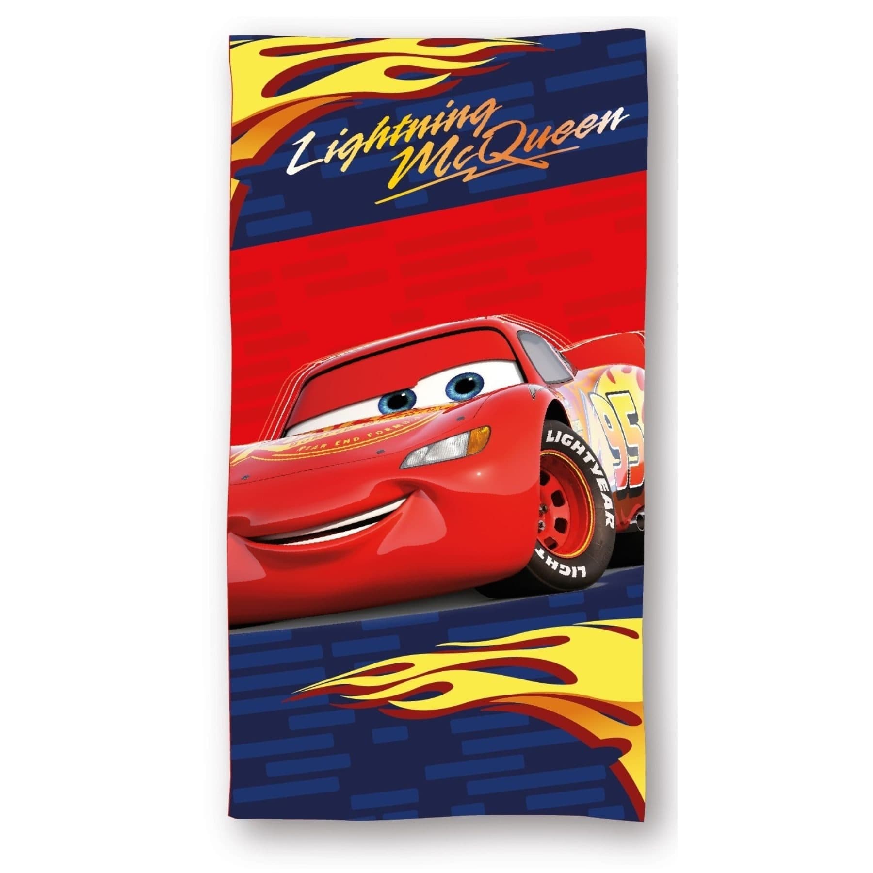 Cars Strandtuch Mikrofaser Kinder 140x70 cm Rot