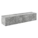 en.casa Hängeschrank Evaton TV Lowboard 140cm Betonoptik Bild 2