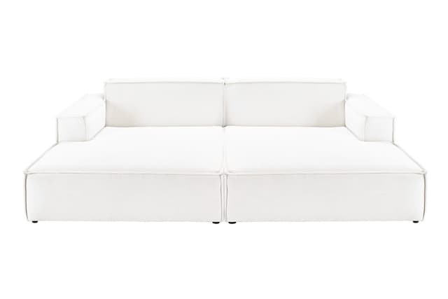 KAWOLA Big-Sofa SAMU: Feincord-Couch in verschiedenen Farben